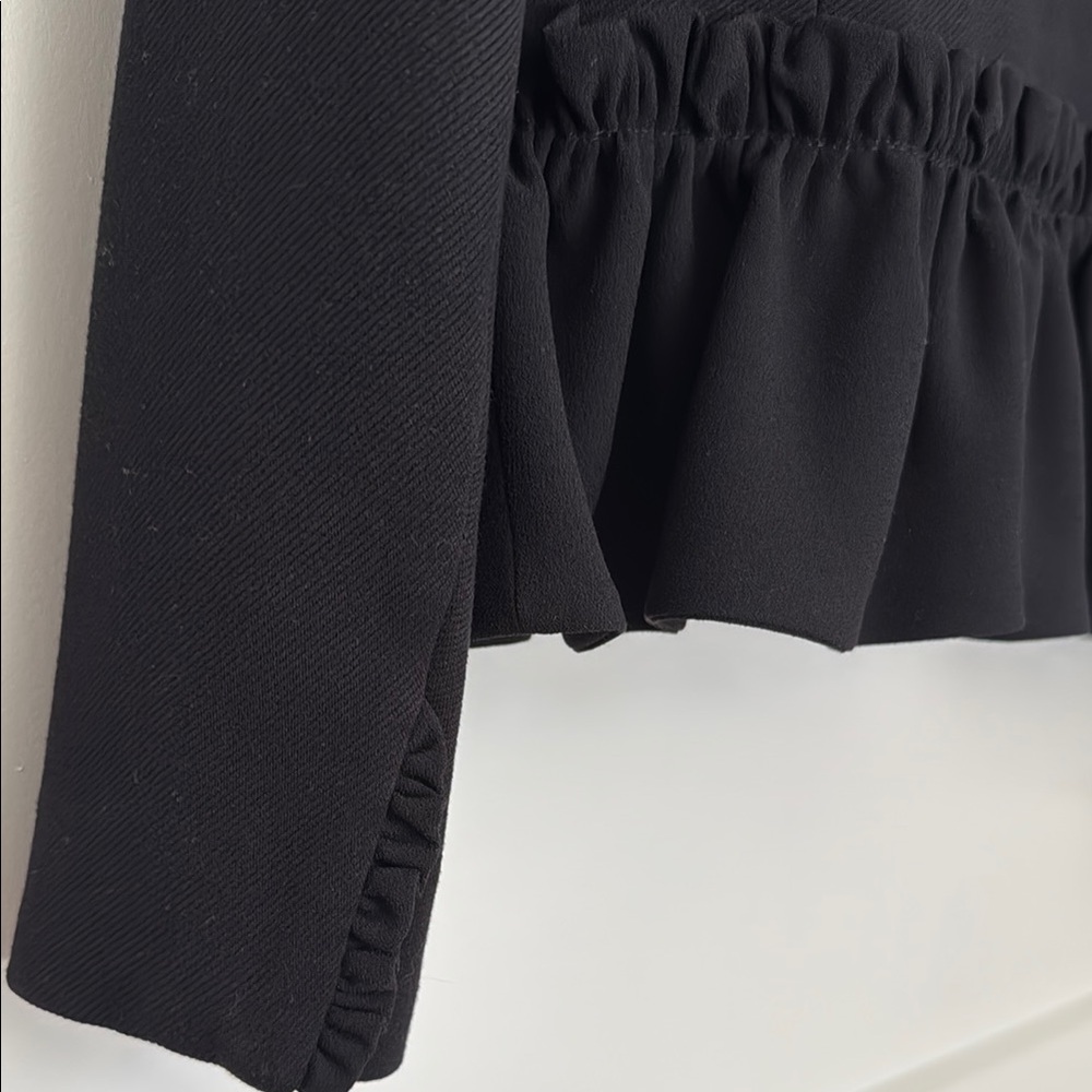J. Crew Black Ruffle Jacket - Picture 5 of 6